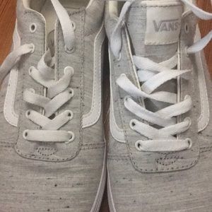 Size 8, VANS Heather Grey